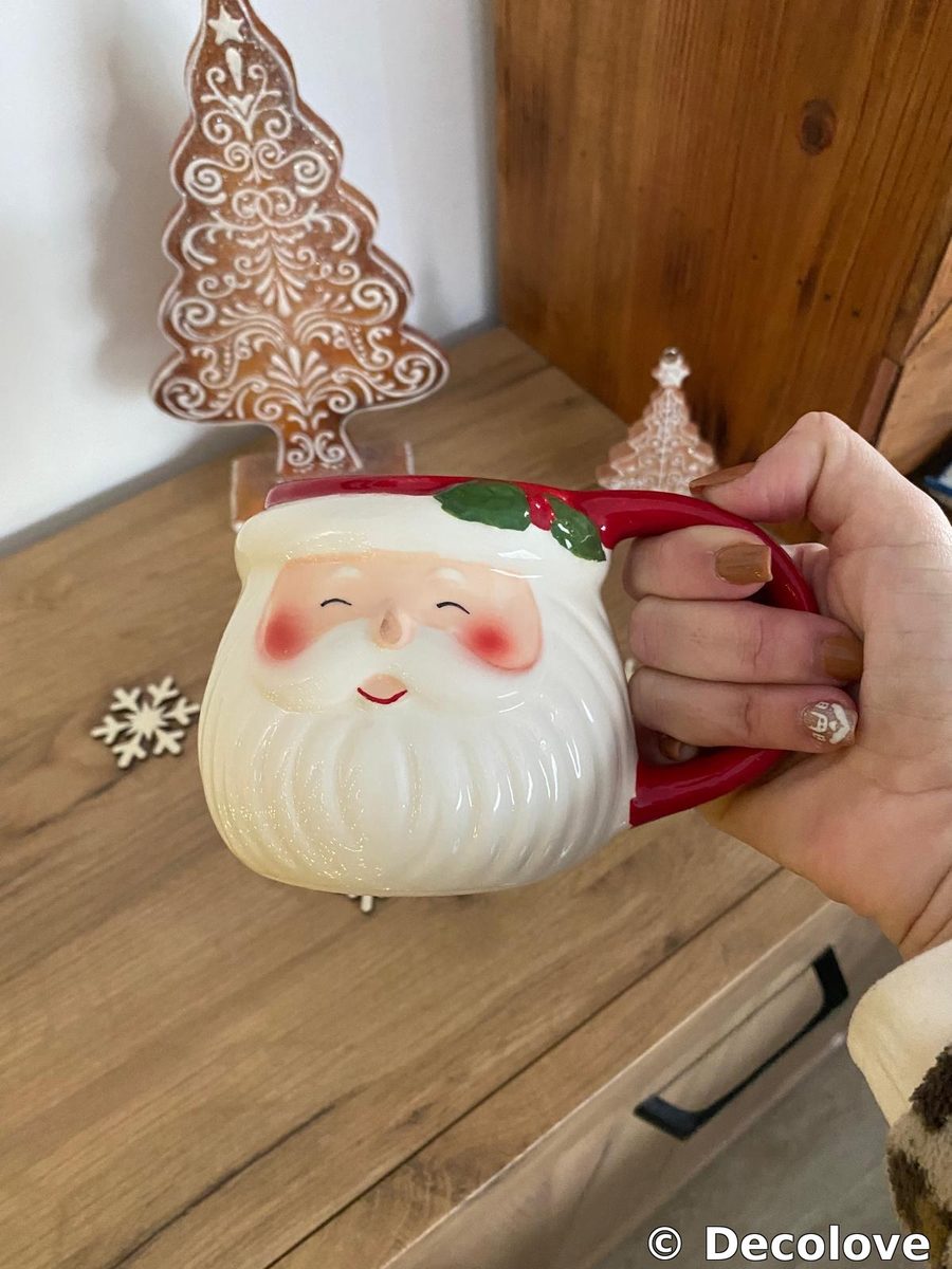 Taza Papa Noel cerámica